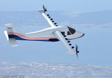 NASA построит самолёт X-57 с 14 электрическими двигателями