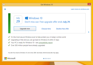 Microsoft признала проблему. Отныне от обновления ОС до Windows 10 можно легко отказаться