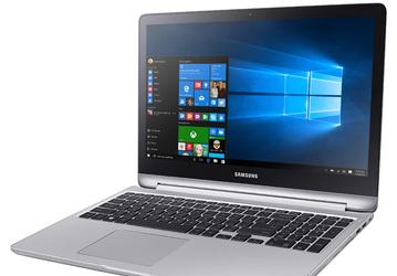 Samsung Notebook 7 spin — трансформируемые ноутбуки на базе процессоров Intel Skylake
