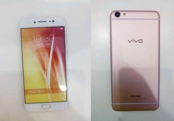 Опубликованы фотографии и характеристики смартфона Vivo X7 Plus 
