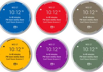 Умные часы с ОС Android Wear получили циферблат Microsoft Outlook