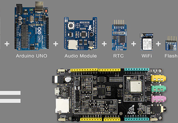 Плата для разработчиков Firefly Fireduino совместима с Arduino Uno, но имеет лучшую функциональность