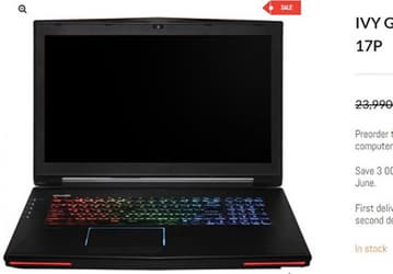 Видеокарта Nvidia GeForce GTX 1080M вошла в конфигурацию шведского ноутбука IVY 17P