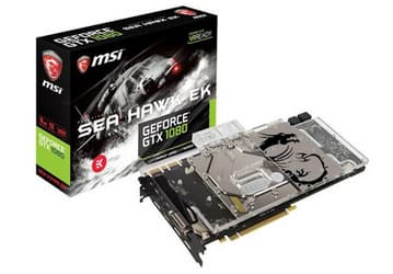 Видеокарты MSI GeForce GTX 1080 Sea Hawk EK X и GeForce 1070 Sea Hawk EK X оснащаются водоблоками EK Water Blocks