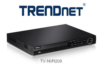 Восьмиканальный сетевой видеорекордер Trendnet TV-NVR208 поддерживает PoE+ 