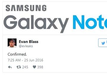 Смартфон Samsung Galaxy Note7 будет называться именно так