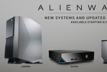 Компьютеры Alienware Aurora, Alpha, Area-51 и ноутбук Alienware 13 обновились