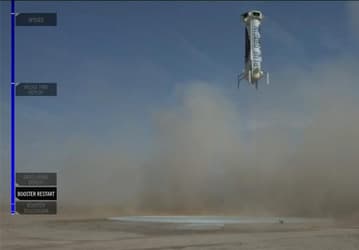 Blue Origin удалось посадить многоразовую ракету четвертый раз подряд