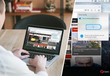 Функция энергосбережения доступна всем пользователям Opera
