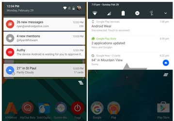 Опубликованы первые изображения интерфейса операционной системы Android N