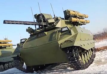 Российский боевой робот «Уран-9» успешно прошел испытания