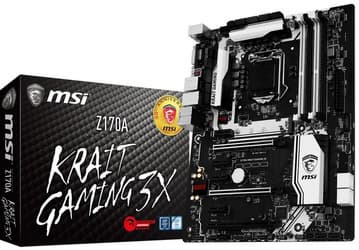 Системная плата MSI Z170A Krait Gaming 3X позволяет использовать три видеокарты