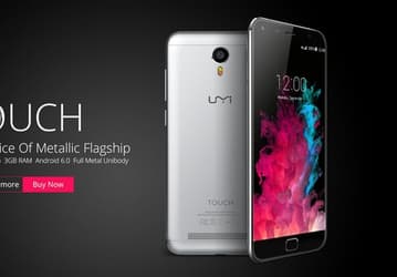 Смартфон UMi Touch с ОС Android 6.0 может стать первым аппаратом с SoC MediaTek, который позволит установить Windows Mobile