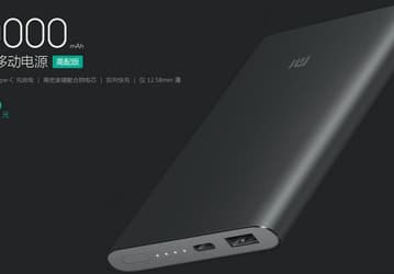 Новый портативный аккумулятор Xiaomi емкостью 10000 мА•ч отличается толщиной всего 12,58 мм и наличием порта USB-C