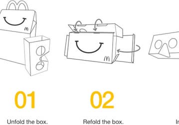 McDonald's в Швеции упакует Happy Meals в заготовки для гарнитур виртуальной реальности