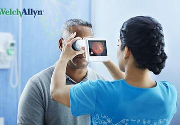Небольшое устройство Welch Allyn RetinaVue 100 Imager позволяет своевременно диагностировать диабетическую ретинопатию 