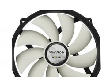 Скорость вращения корпусного вентилятора Gelid Silent Pro 14 PWM не превышает 1500 об/мин