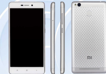 Смартфон Xiaomi Redmi 3S будет отличаться от модели Redmi 3 только наличием сканера отпечатков пальцев