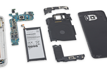 Ремонтопригодность смартфона Samsung Galaxy S7 edge аналогична таковой у меньшего брата