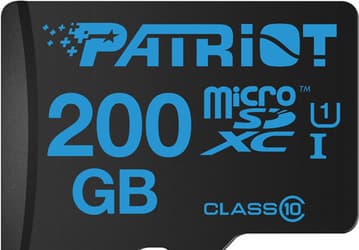 Компания Patriot представила карты microSDXC объемом 200 ГБ