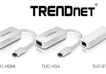 TrendNet представила три адаптера для разъёма USB-C