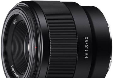 Представлен полнокадровый объектив Sony FE 50mm F1.8 (SEL50F18F)