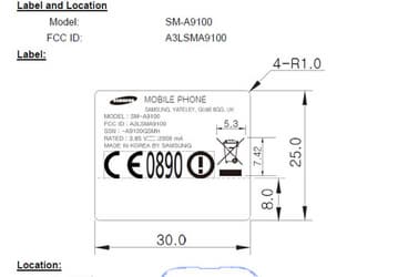 Смартфон Samsung Galaxy A9 Pro будет иметь сменный аккумулятор