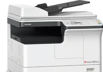 МФУ Toshiba e-Studio 2803AM печатает со скоростью 28 страниц A3 в минуту