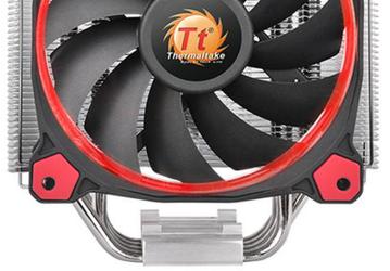 Уровень шума процессорного охладителя Thermaltake Riing Silent 12 равен 18 дБА