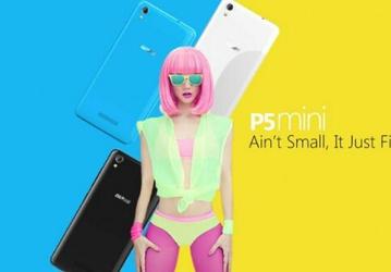 Смартфон Gionee P5 Mini оснащен дисплеем размером 4,5 дюйма