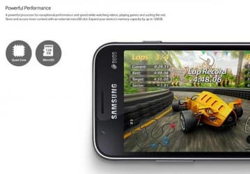 Смартфон Samsung Galaxy J1 Mini оснащён всего 768 МБ оперативной памяти