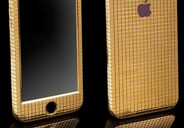 Goldgenie покрыла смартфон iPhone SE 18-каратным золотом массой 200 г