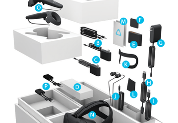 Что скрывает упаковка гарнитуры виртуальной реальности HTC Vive