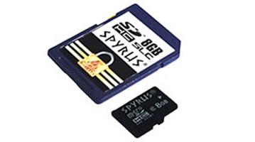 Карточка памяти Spyrus Rosetta TrustedFlash microSDHC оснащена аппаратными средствами аутентификации и шифрования