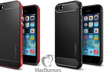 Изображения чехлов Spigen для нового 4-дюймового смартфона Apple указывают на отсутствие значительных изменений в дизайне