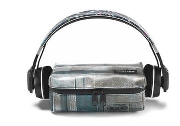 F703 Sennheiser x Freitag — наушники с оригинальным дизайном, выполненные с применением переработанных материалов