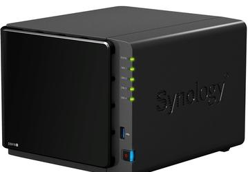 Модульное сетевое хранилище Synology DS916+ поддерживает от четырех до девяти HDD