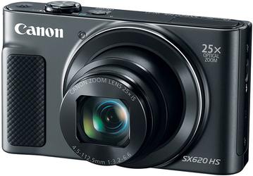 Объектив компактной камеры Canon PowerShot SX620 HS охватывает диапазон ЭФР 25-625 мм