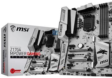 Материнская плата MSI Z170A MPower Gaming Titanium оснащена теплораспределительной пластиной