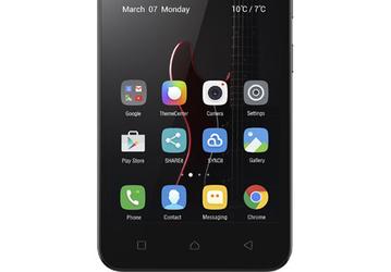 Смартфон Lenovo Vibe C получил пятидюймовый дисплей разрешением 1280 х 720 пикселей