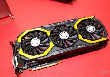 Видеокарта MSI GTX 1080 Lightning потребует подключения трёх кабелей дополнительного питания