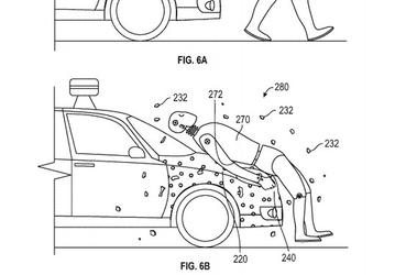 Google предлагает покрывать капоты автомобилей клейким веществом, чтобы удержать пешехода в случае столкновения