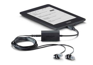 Устройство Amazon Kindle Audio Adapter и функция VoiceView преобразуют текст в речь
