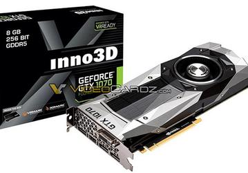Опубликованы изображения видеокарт Inno3D iChill GeForce GTX 1070 X3 и iChill GeForce GTX 1070 X4