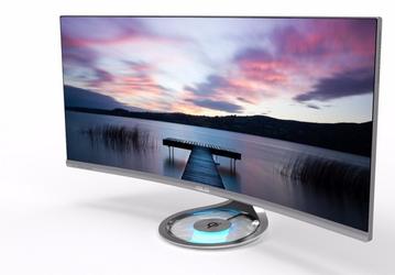 Монитор Asus Designo Curve MX34VQ получил изогнутый сверхширокоформатный экран