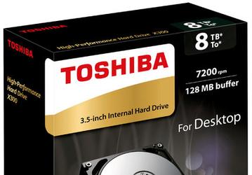 Серию жестких дисков Toshiba X300 пополнила модель объемом 8 ТБ