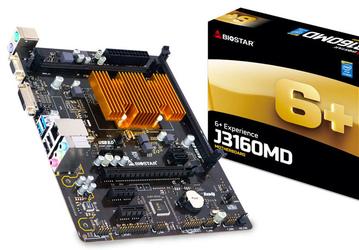 На системной плате Biostar J3160MD установлен 14-нанометровый процессор Intel Celeron J3160