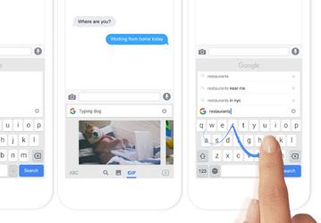 Google Gboard — клавиатура для iOS с интегрированным поиском Google