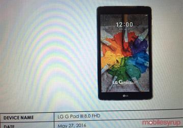Планшет LG G Pad 8.0 третьего поколения получит экран Full HD и восьмиядерный процессор