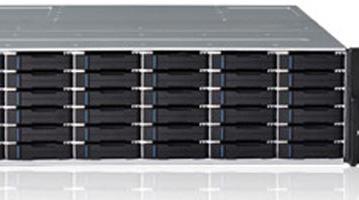 Хранилище данных Infortrend EonStor DS 1036B вмещает 36 накопителей типоразмера 2,5 дюйма